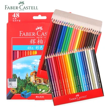 Цветные карандаши Faber-Castell 36/48/72 цвета Классическая масляная живопись карандашом для начинающих студентов, рисование эскизов, художественные принадлежности