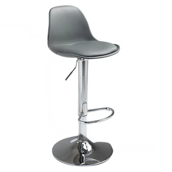 Барные стулья с поворотной спинкой на стойке регистрации в скандинавском стиле, Современная минималистичная мебель для дома, Высокие барные стулья, Барный стул для кухни ресторана