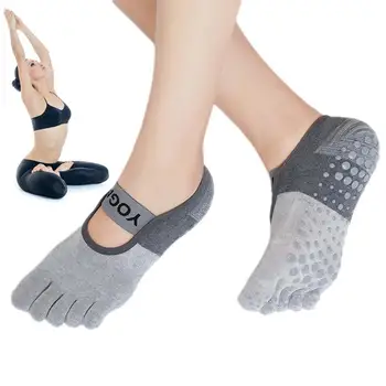Носки для женщин, носки с пятью пальцами, женские носки, однотонные тапочки с пятью пальцами, женские хлопковые носки Harajuku, впитывающие пот