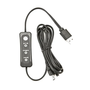 USB-регулятор температуры, подогреватель для варежек 5 В, один на двоих, кабель для зарядки