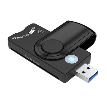 USB CAC Считыватель смарт-карт Micro-SD/TF Memory ID Bank EMV2 Electronic Citizen Разъем Для Резервного копирования SIM-карты, CR310