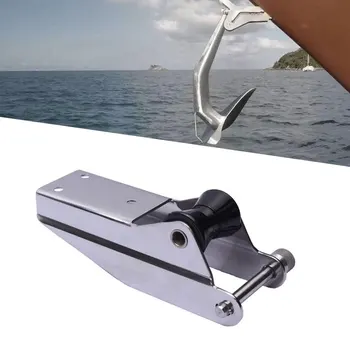 Серебристый носовой анкерный ролик Анкерный ролик с поворотным анкерным роликом Морской марки из нержавеющей стали 316