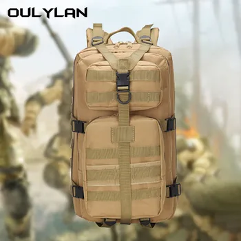 Многофункциональные рюкзаки большой емкости, военный рюкзак среднего размера, мужская уличная спортивная водонепроницаемая сумка 3P, сумки MOLLE, расширяющиеся сумки