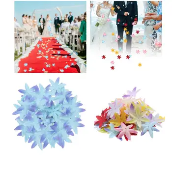 500x Лепестки цветов из искусственного шелка, изготовление своими руками романтических поддельных лепестков 5 см для домашнего офиса, скрапбукинга, свадебного украшения дома