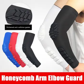 Рукава для локтя и предплечья с сотовой подкладкой, компрессионная защитная опора для рук, защита локтя