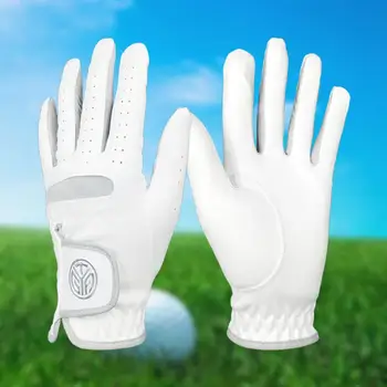Прочные, устойчивые к впитыванию пота принадлежности для гольфа Мужская перчатка для гольфа из микрофибры премиум-класса, Компрессионная перчатка для гольфа, высокая эластичность