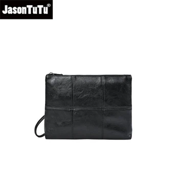 Мужская сумка JASONTUTU в клетку, модная сумка, деловая повседневная сумка-конверт, сумка для файлов, сумка для iPad