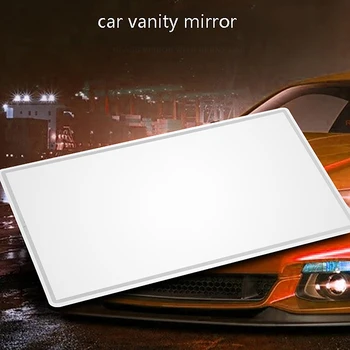 Автомобильное косметическое зеркало из нержавеющей стали, портативное солнцезащитное зеркало для макияжа, автоматический козырек, HD Косметические зеркала, Универсальное автоматическое украшение