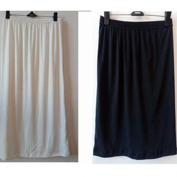 1шт Черно-белые женские слипы с талией, женская нижняя юбка, полукомбинезоны 23-39 