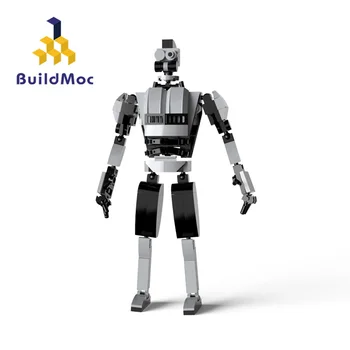 MOC Love Death Robot 2 X-Box3500 Набор строительных блоков Механический анимированный персонаж Фигурка Кирпичная модель DIY Игрушка для детского мозга в подарок