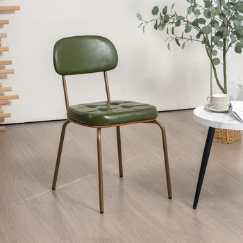 Промышленные Железные Обеденные стулья Винтажные Зеленые Внутренние Кухонные Стулья для гостиной Барный стол Cadeiras De Jantar Мебель для дома A2