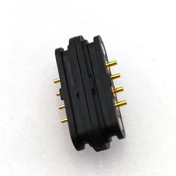 1-5 Пар Подпружиненных магнитов pogo Шаг 4-контактного разъема 2,5 мм Крепление на печатной плате Мужской Женский Разъем для зарядки 2A 36V постоянного тока