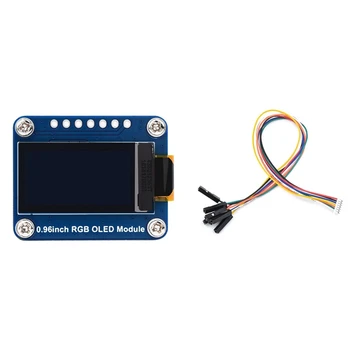 Модуль RGB OLED-дисплея с разрешением 0,96 дюйма 64X128, Интерфейс SPI, Встроенный SSD1357 Для Arduino/Raspberry Pi/STM32