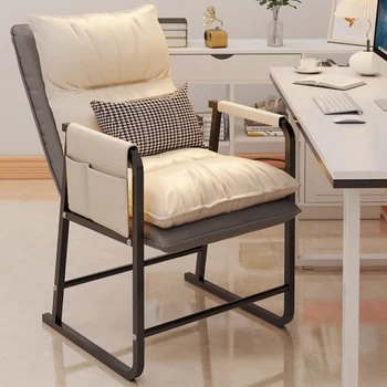 Бесплатная доставка Скандинавское Офисное кресло с откидной спинкой Эргономичные Кресла для отдыха в Библиотеке Рабочая Конференция Sillas De Oficina Мебель для дома