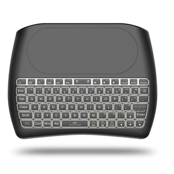 Подсветка Bluetooth клавиатуры D8 Super English 2.4G Беспроводная мини клавиатура Air Mouse Тачпад для TV BOX