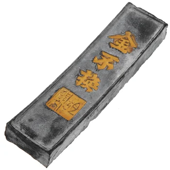 Чернильный камень для китайской каллиграфии Ручной работы, чернильный блок, чернильная палочка для китайской японской каллиграфии и живописи (черный)