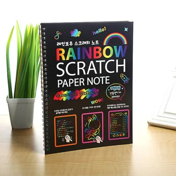 Набор бумаги для рисования Rainbow Magic для детей, игрушка для рисования Граффити 