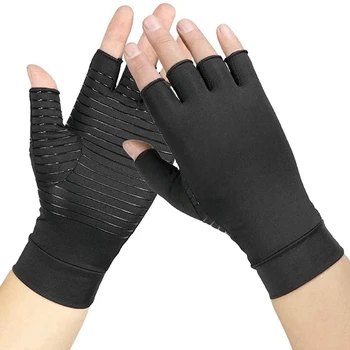 Компрессионные перчатки ELOS-Arthritis из медного волокна, комфортные перчатки от артрита для лечения ревматоидного артрита запястья