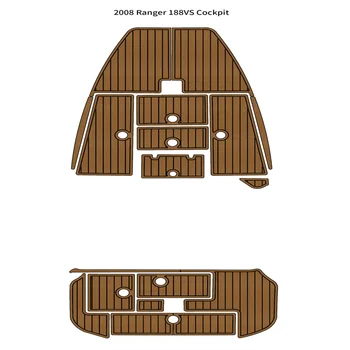 2008 Ranger 188VS Подушка для кокпита Лодка EVA Пенопласт Коврик для настила палубы из тикового дерева самоклеящийся