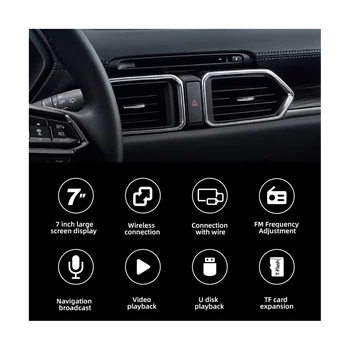 Универсальный 7-дюймовый автомобильный дисплей, Многофункциональный автомобильный Mp5-плеер, мобильная автомобильная техника, принадлежности для автомобилей