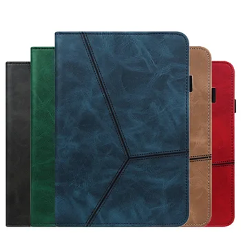 Для Samsung Galaxy Tab A9 8,7 2023 SM-X110 SM-X115 Чехол-бумажник из искусственной Кожи с Тиснением Coque Для планшета A9 Plus 11 дюймов 