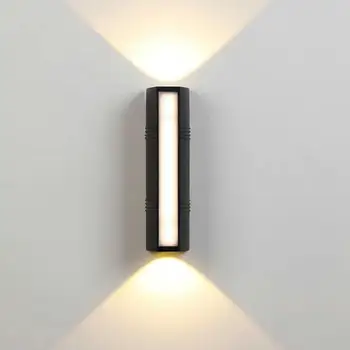 Водонепроницаемый светодиодный настенный светильник Наружные садовые фонари с двойной головкой для внутреннего домашнего декора, освещения коридора