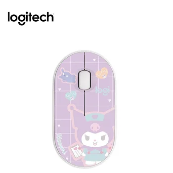 2023 Новая Беспроводная Bluetooth-мышь Logitech Pebble Light Pebble Mouse Cool Lomi Co-branded Cute Girl 215 Подарите Другу Подарок на День Рождения