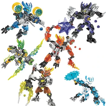 2023 Bionicle Protector, Строительные блоки, аниме-Фигурки, Робот-солдат, Кирпичи, Игрушки Для мальчиков, Детские Подарки на День рождения и Рождество