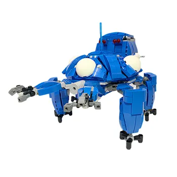 BuildMoc Mehca Tachikoma Робот Строительные блоки Набор для мультфильма Призрак в доспехах Умный автомобиль Робот Кирпичи Игрушки Подарки