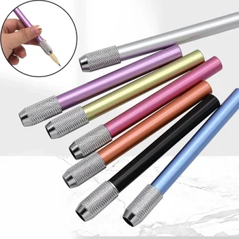 5 Шт Удлинители для карандашей Удлинитель для карандашей Цветной алюминиевый держатель для удлинителя ручки Удлинитель для карандашей