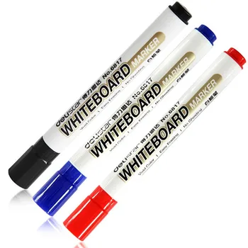 5 ШТ. стираемая ручка для доски на водной основе, бесследная ручка для классной офисной доски, которую легко протирать, ручка для письма толщиной 2 мм