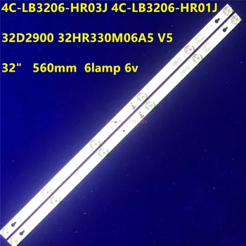 Светодиодная Лента подсветки 32D2900 32HR330M06A8 4C-LB3206-HR03J Для 32S301 32S305 32HB5426 L32S4900S LED32D2900S LED32D2910 LED32D2930