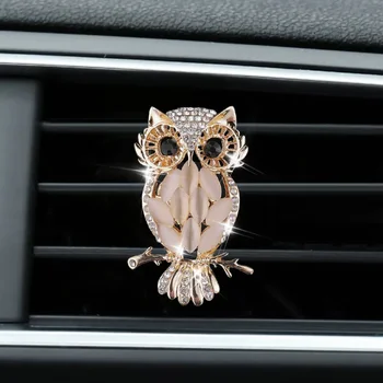 Автомобильные духи Owl, кондиционер для выпуска воздуха, Алмазная креативная автомобильная твердая мазь, аксессуары для салона автомобиля