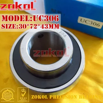 Шарикоподшипник ZOKOL bearing UC306 90606 30 * 72 * 43 мм
