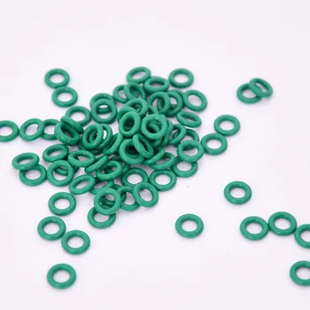8шт диаметр провода 5 мм, зеленое уплотнительное кольцо из фтористой резины, водонепроницаемая изоляционная резиновая лента наружного диаметра 22 мм-27 мм
