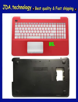 Новинка для ASUS X555 R557L R557LP R556L R556LA V555L FL5800L A555L K555L X555L Подставка для рук, верхняя панель клавиатуры + нижний чехол, красный