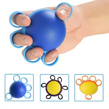 Прочный эластичный мяч для захвата пальцев из искусственной кожи для восстановления силы рук, эспандер для укрепления пальцев, тренажер для тренажерного зала