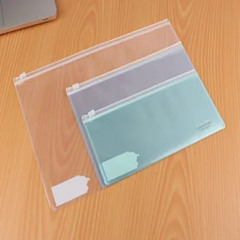 Сумка на матовой молнии, прозрачная сумка для документов формата А4/ А5 /А6, бумажный пакет для школьного офиса