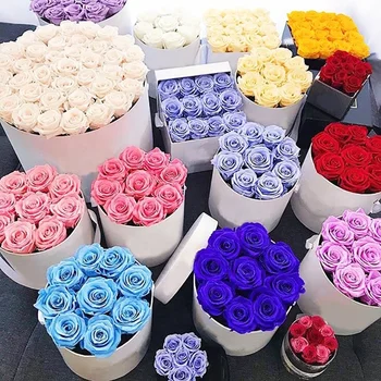 2023 Юньнань, Хит продаж, Консервированные розы, эквадорские розы, декоративный цветок, Вечная роза, свежий цветок на день Святого Валентина