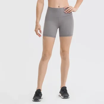 LuluLogo Align Женские спортивные короткие брюки с высокой талией, 4 
