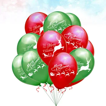 40шт Рождественских воздушных шаров с изображением лося Набор Воздушных Шаров для вечеринки с Рождественским Оленем Креативные Декоративные Латексные воздушные шары с рисунком Лося для дома