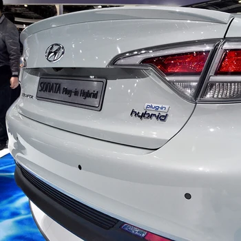Для Hyundai Sonata 2014 2015 2016 ABS пластик Хвост багажник Губа Багажник Крыло Неокрашенный Грунтовочный цвет Задний спойлер на крыше Автомобильные Аксессуары