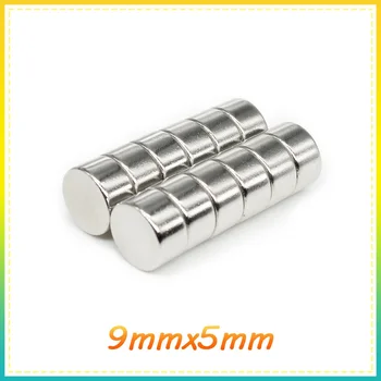 10 ~ 200ШТ 9*5 мм Круглые мощные магниты Диск N35 9x5 мм неодимовый магнит 9 мм x 5 мм Постоянный неодимовый магнит сильный 9x5 мм