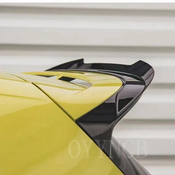 Для Volkswagen Golf 8 R/CS MAX Задний спойлер на крыше автомобиля Премиум ABS Материал, черное верхнее крыло