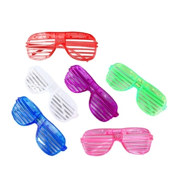 Очки со светодиодной подсветкой, мигающие очки для вечеринок, новый декор для ночного клуба