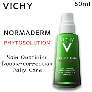 Оригинальный Крем Vichy Normaderm Phytosolution Cream 50 мл для удаления прыщей, легкая текстура, Улучшающая Пигментацию, Восстанавливающая Защитный барьер кожи.