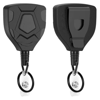 Прочный выдвижной брелок для ключей, легко вытягиваемый из пряжки, эластичный брелок для ключей, защищающий от потери, со стальным выдвижным шнуром