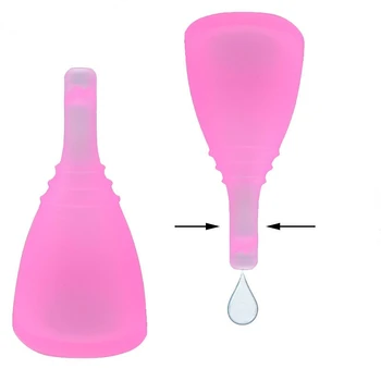 Силиконовая Менструальная Чаша Для Слива жидкости Продукты для Менструального цикла Заменяют Гигиенические Салфетки Тампоны Copas Menstruales Certificadas