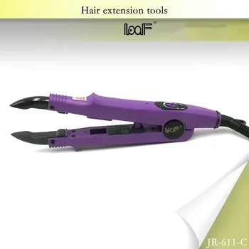 1шт фиолетовый Профессиональный Утюжок для наращивания волос с постоянной температурой 220 ℃, Инструменты для термоядерного синтеза Кератина EU + UK + US + AU Plug
