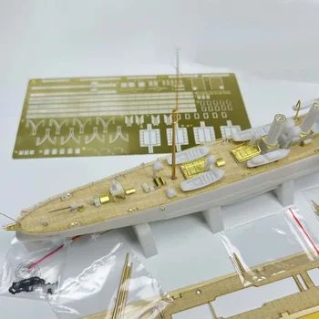 Набор для сборки модели корабля 1/350 USS CHESTER, модель разведывательного крейсера, коллекция украшений для модели корабля ручной сборки 